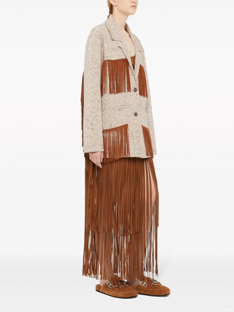 Cheap Alanui Dreamscape blazer fringe Women 0417
